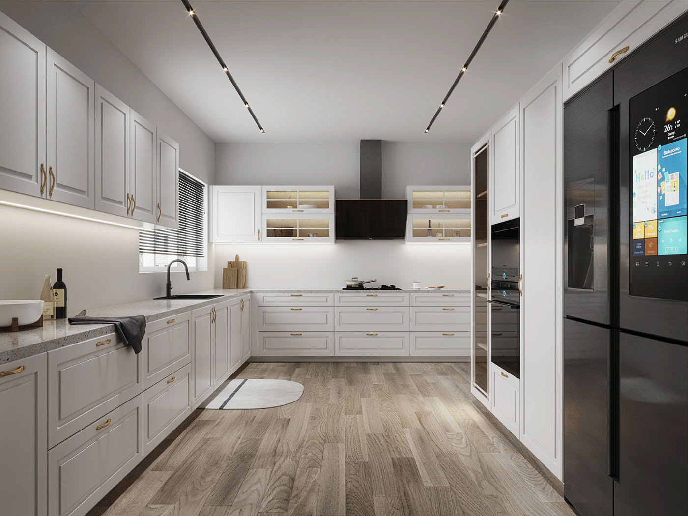 Modern European-Style Kitchen