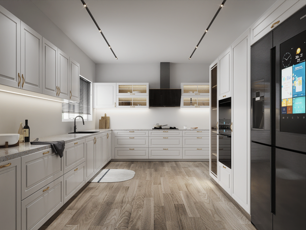 Modern European-Style Kitchen