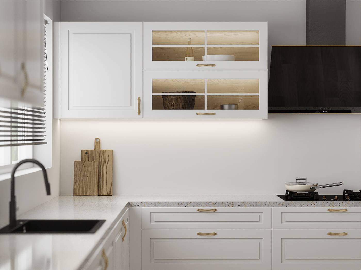 Modern European-Style Kitchen