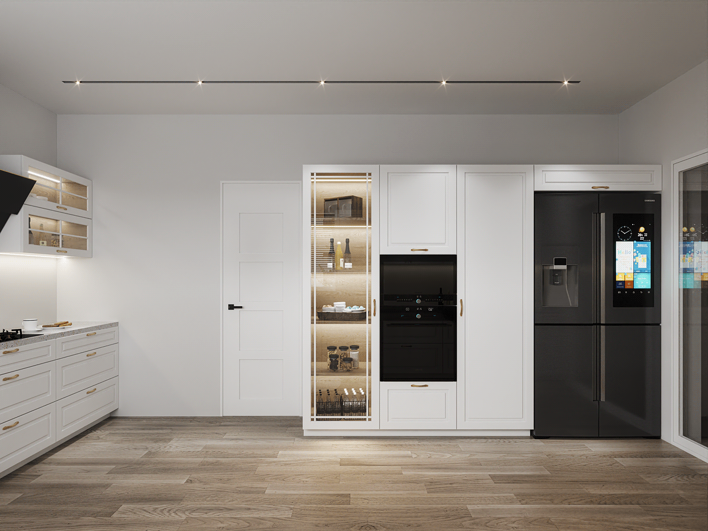 Modern European-Style Kitchen