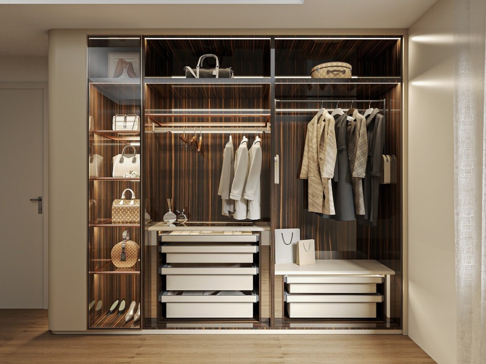 Leather Walk-in Closet