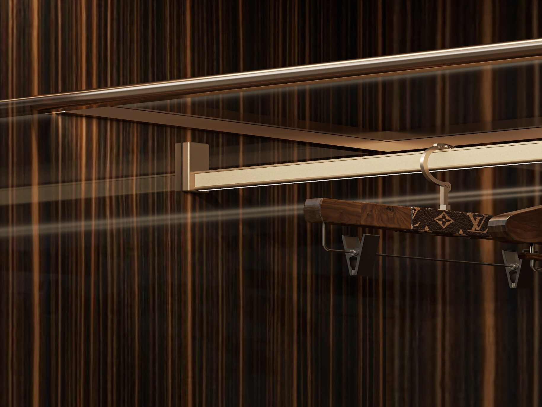 Leather Walk-in Closet