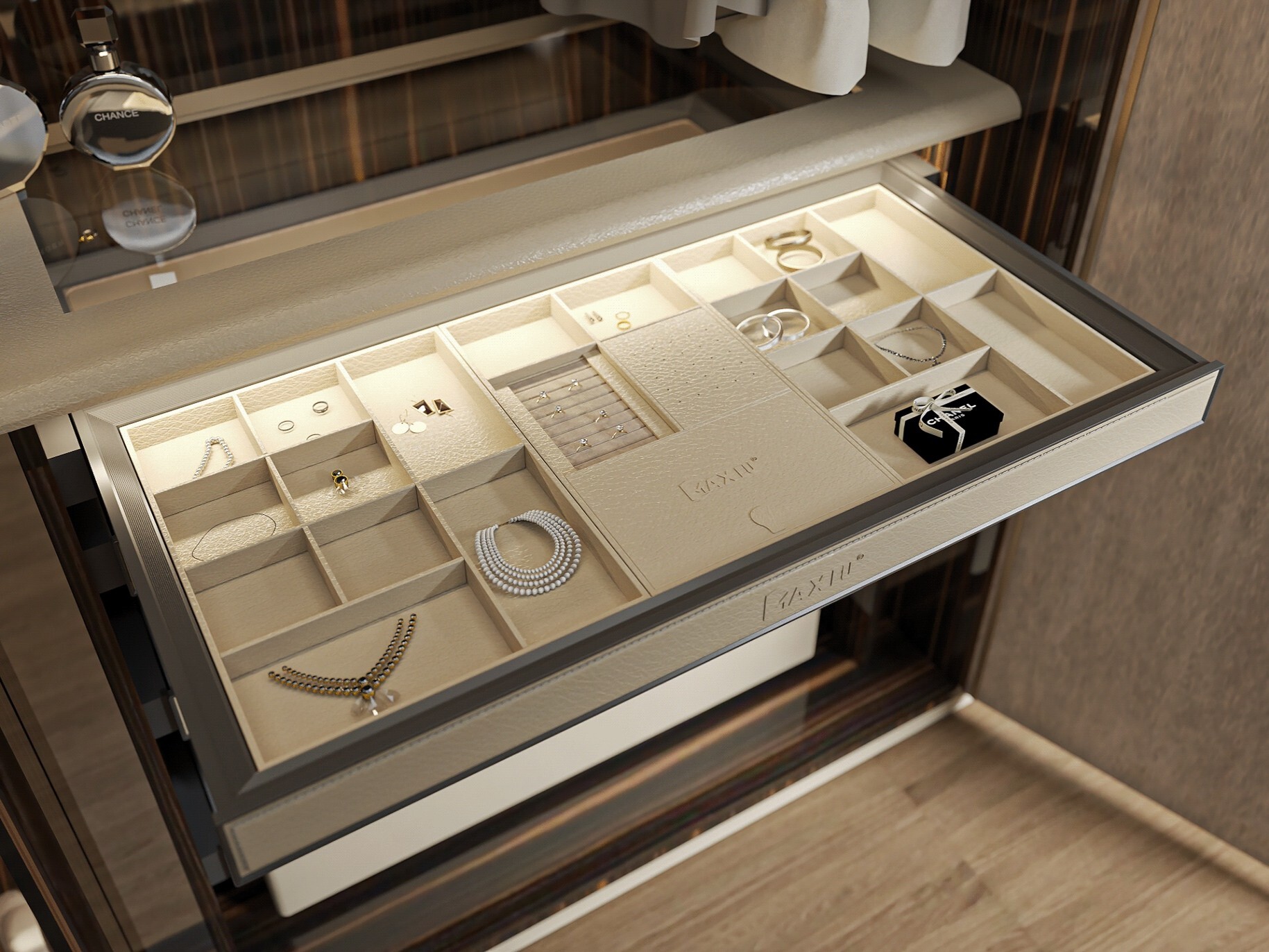 Leather Walk-in Closet