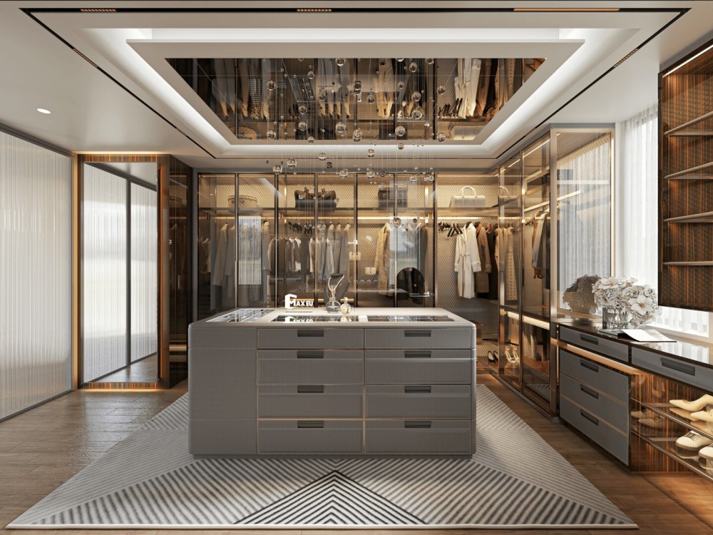 Modern Walk-in Closet