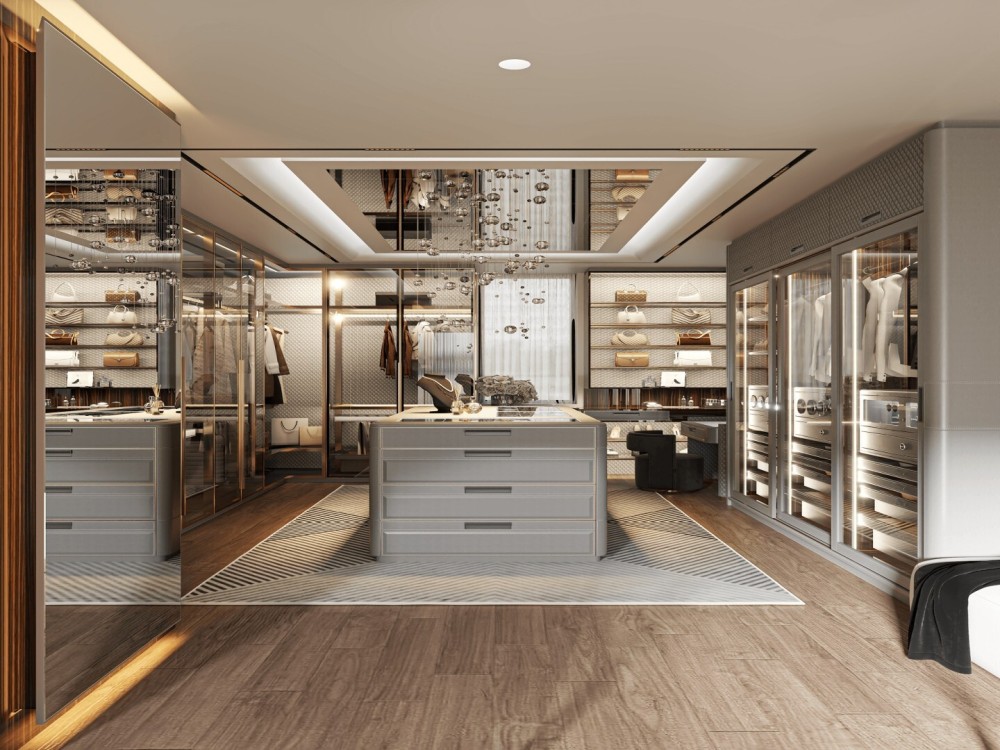 Modern Walk-in Closet