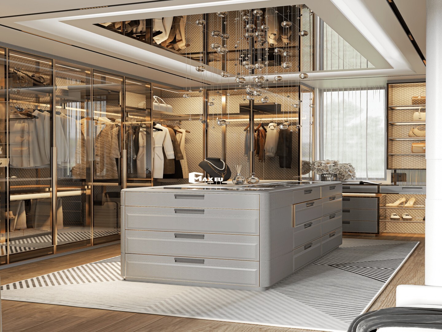 Modern Walk-in Closet