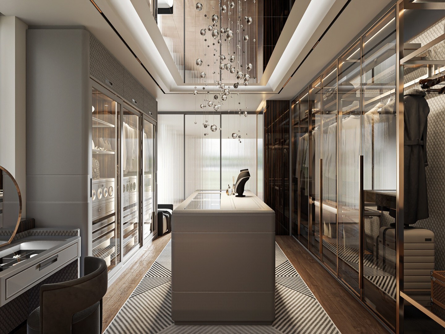 Modern Walk-in Closet