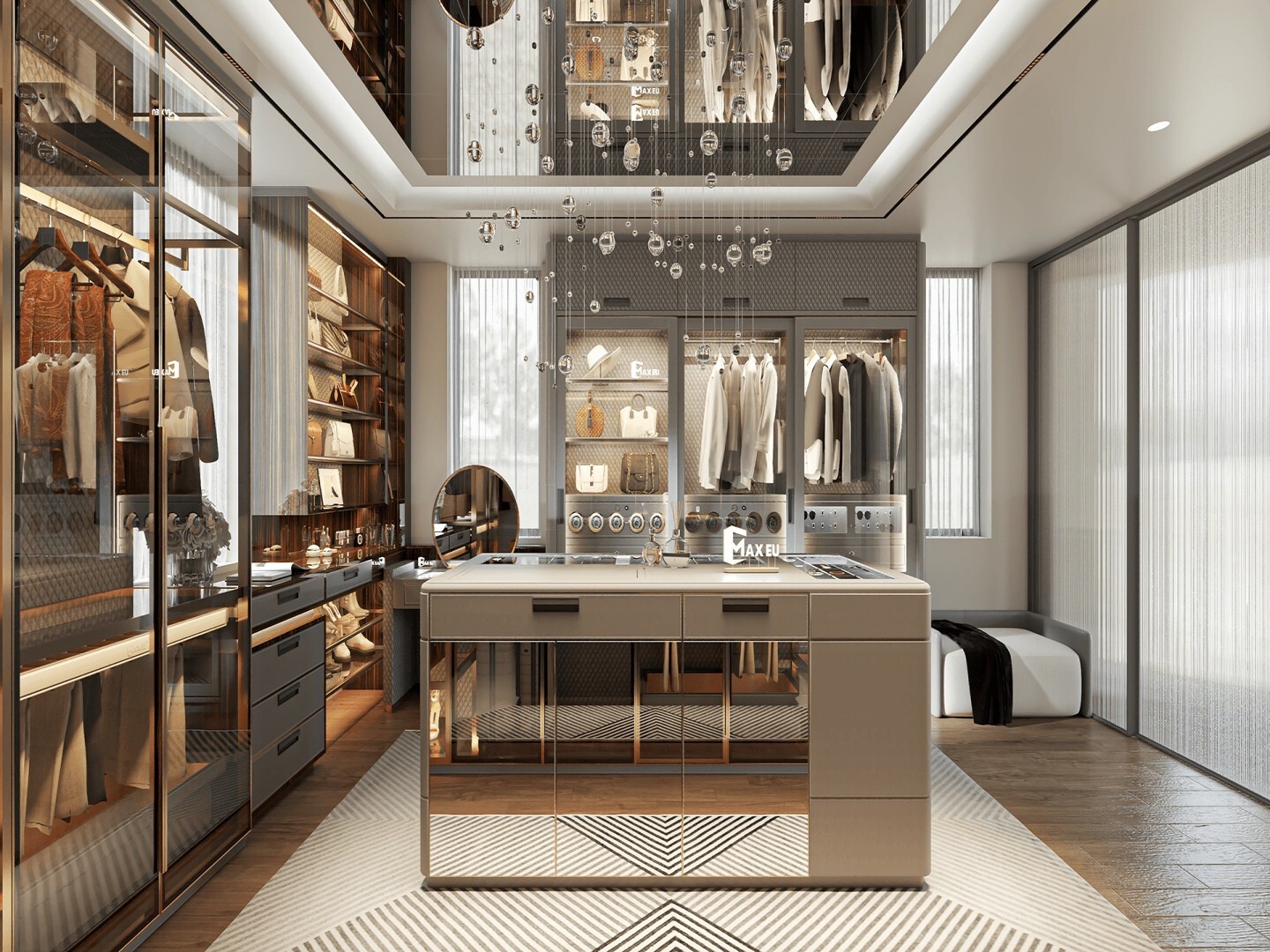 Modern Walk-in Closet