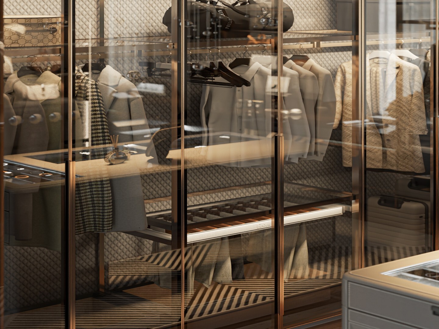 Modern Walk-in Closet