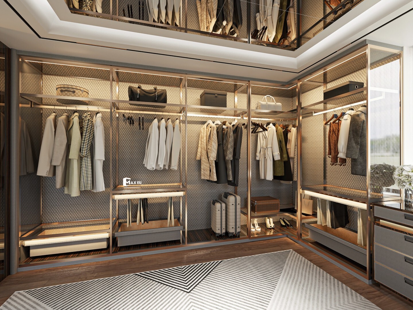 Modern Walk-in Closet