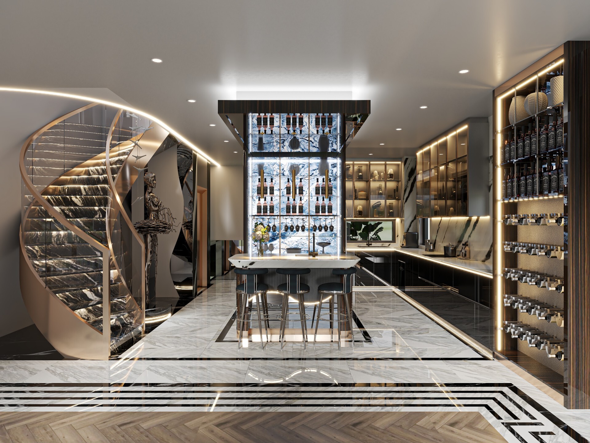 Contemporary Luxury Kitchen