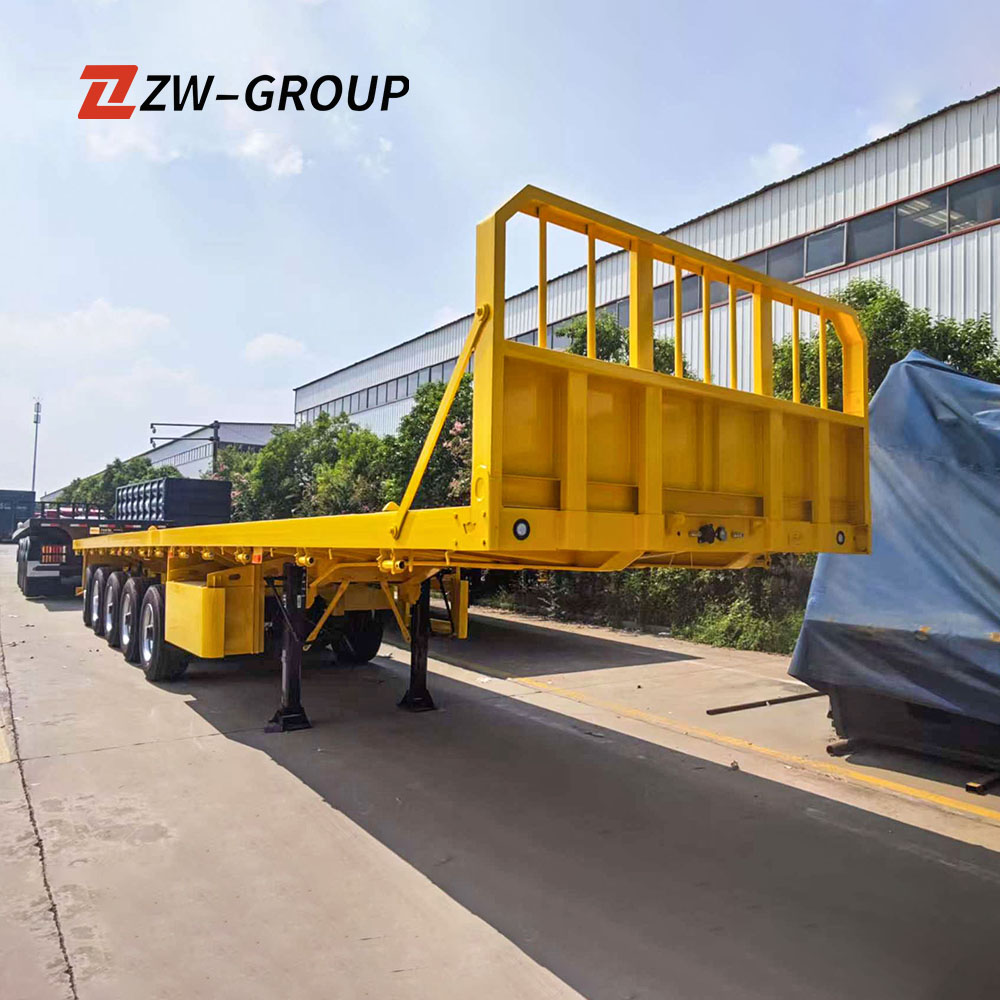 5 Axle 100ton Flatbed Trailer