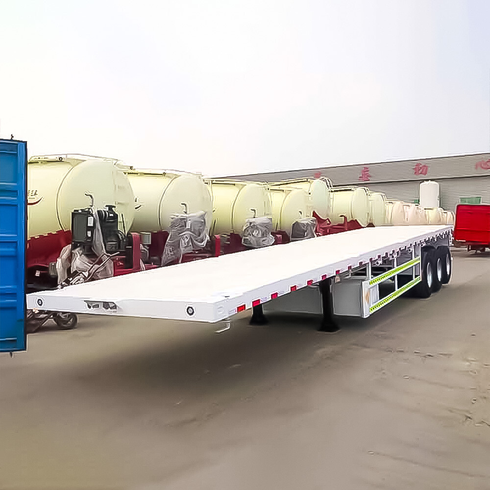 New 12.5m Flatbed Truck Trailer