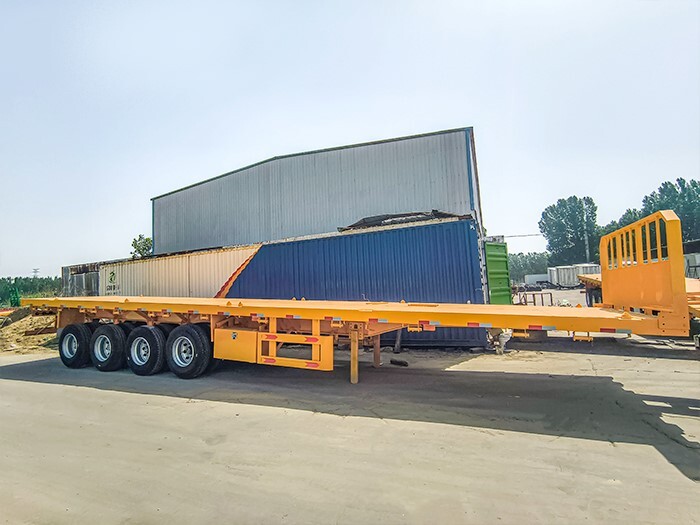 80Ton Flatbed Truck Trailer for sale
