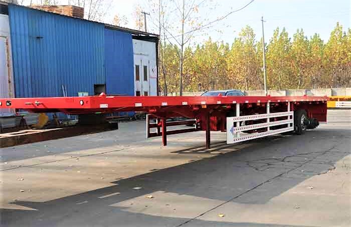 Tri-axle Flatbed Container Trailer
