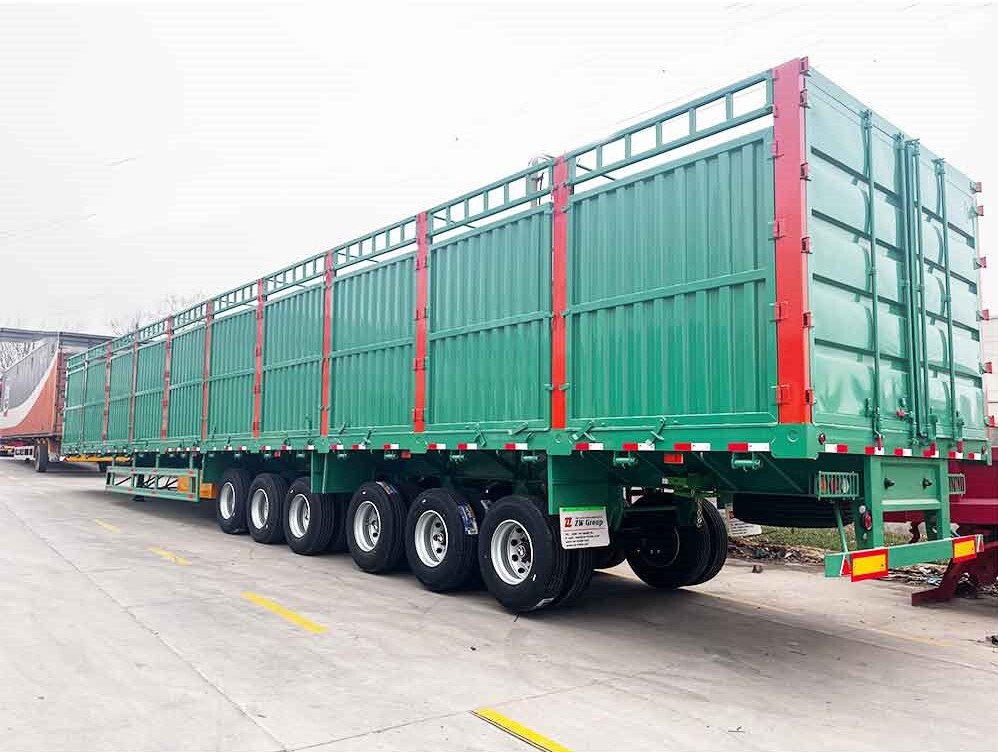 6 Axle Fence Cargo Semi-Trailer