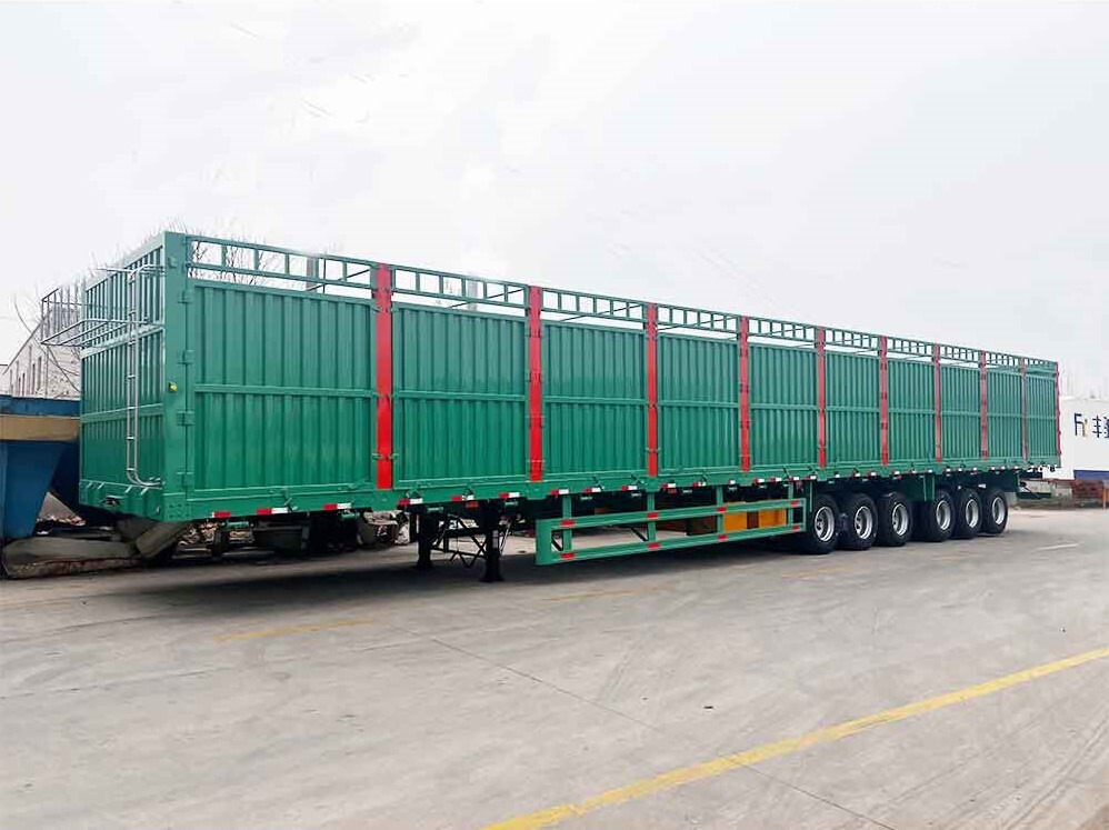 6 Axle Fence Cargo Semi-Trailer