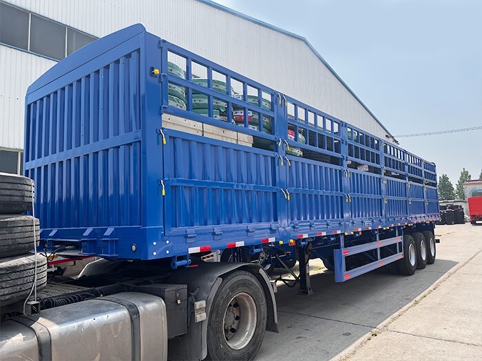3 Axle Fence Trailer for Nigeria