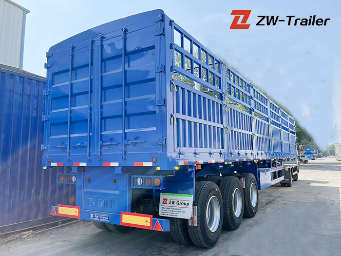 3 Axle Fence Trailer for Nigeria