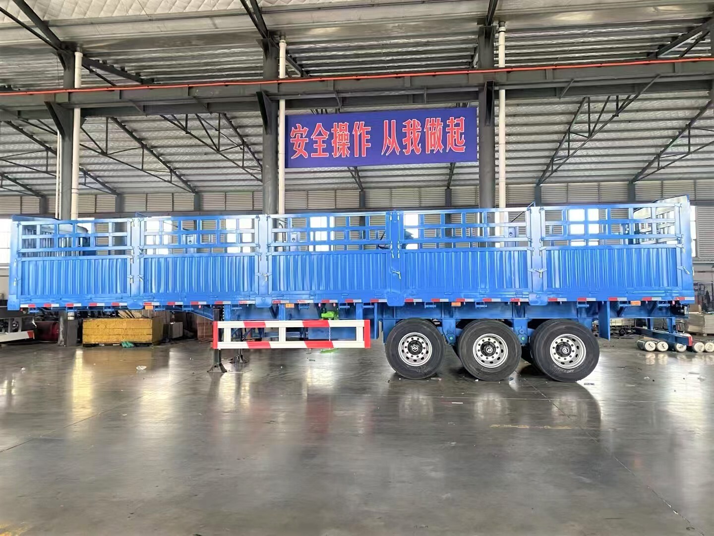 Customizable 3 axle  Fence Semi Trailer