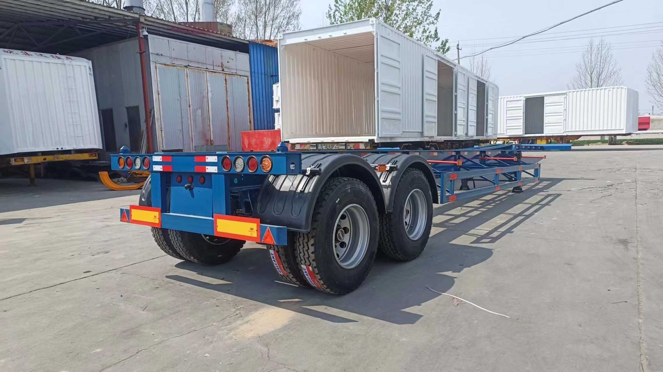 40ft 2 Axle Skeleton Semi trailer