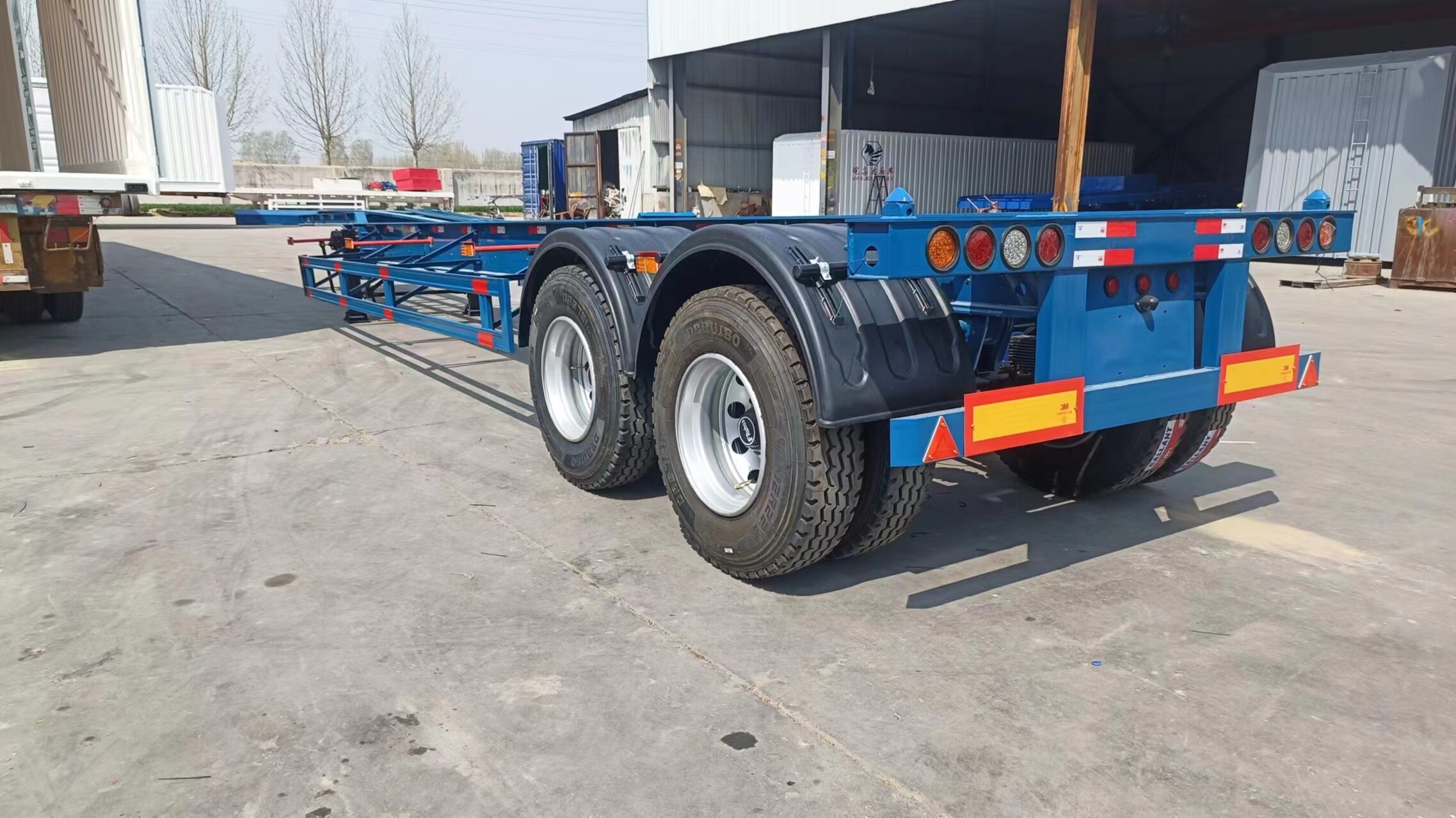 40ft 2 Axle Skeleton Semi trailer