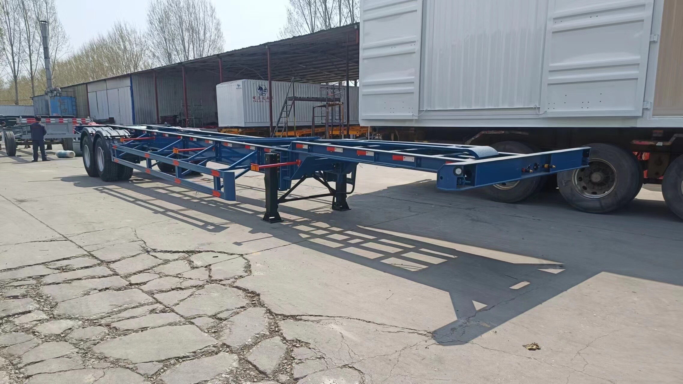 40ft 2 Axle Skeleton Semi trailer