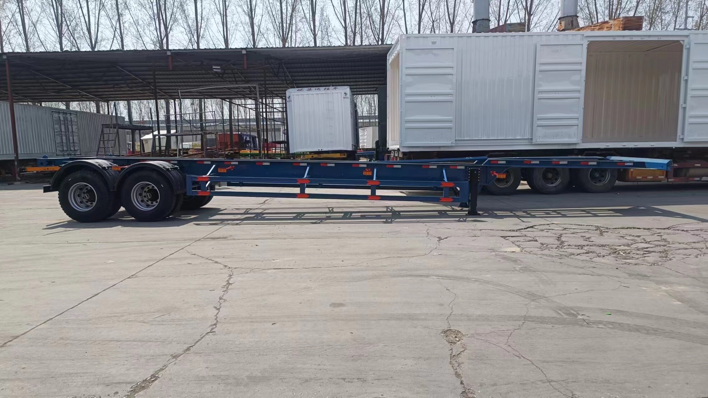 40ft 2 Axle Skeleton Semi trailer