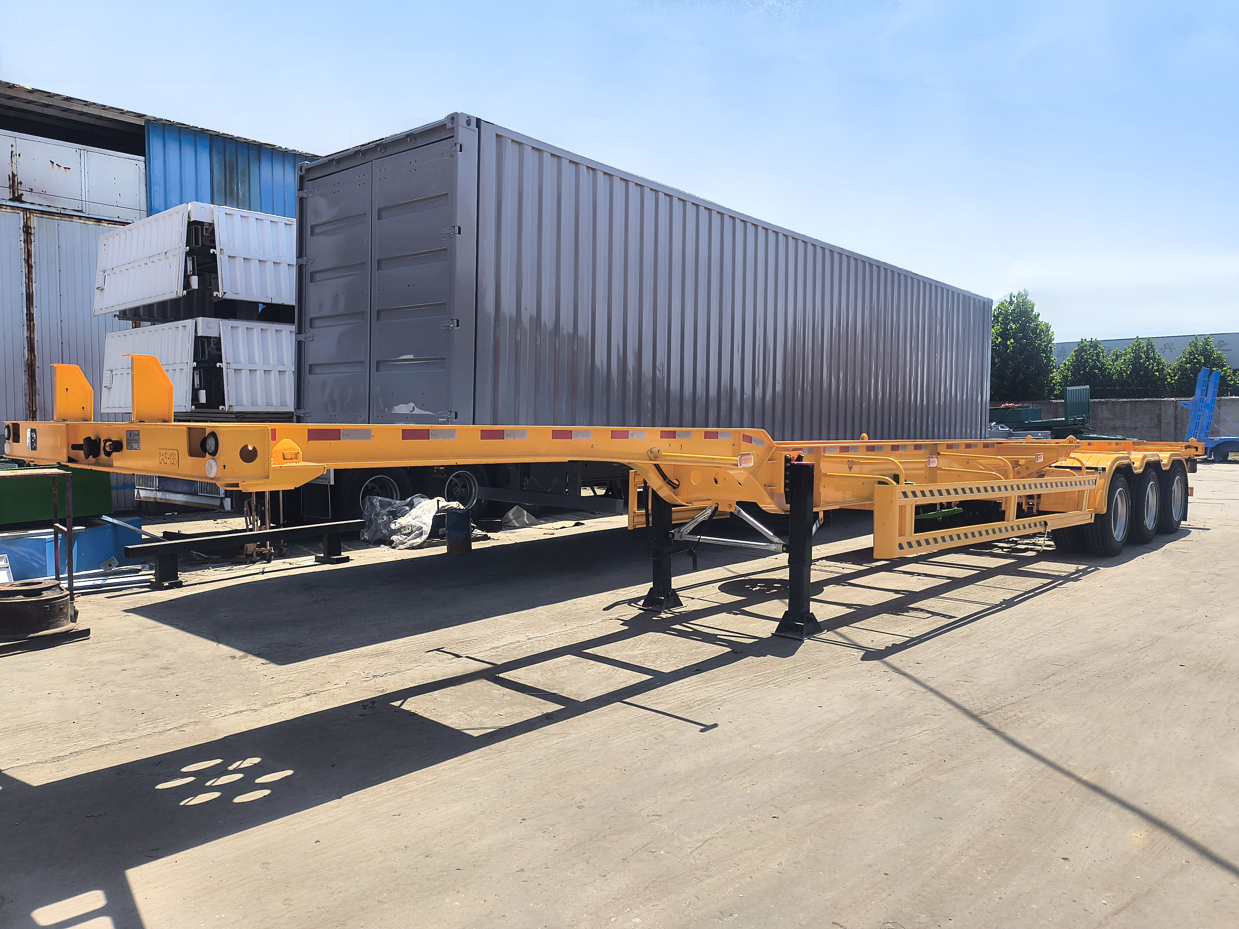 3 Axle Skeleton Semi Trailer