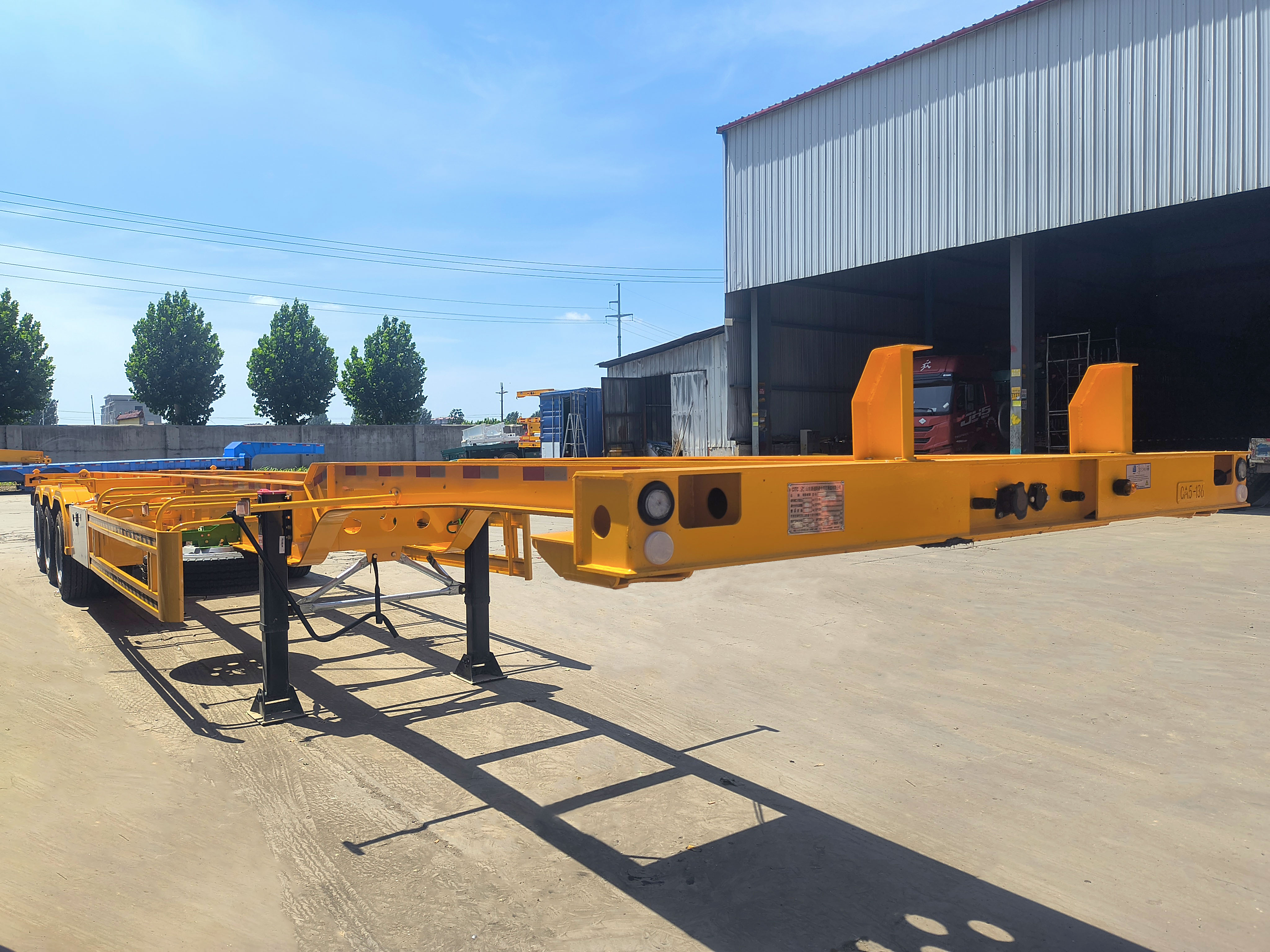 3 Axle Skeleton Semi Trailer