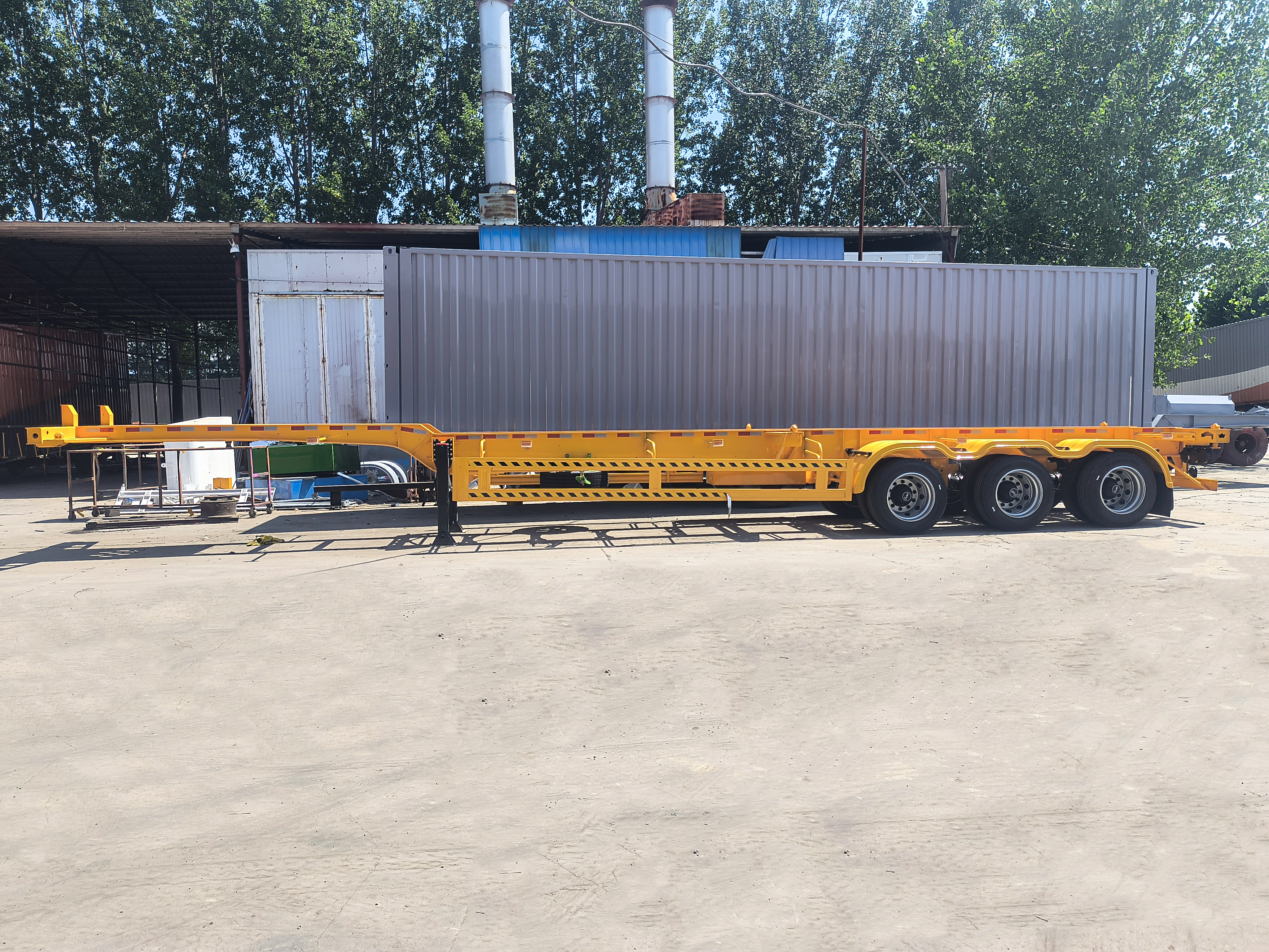 3 Axle Skeleton Semi Trailer