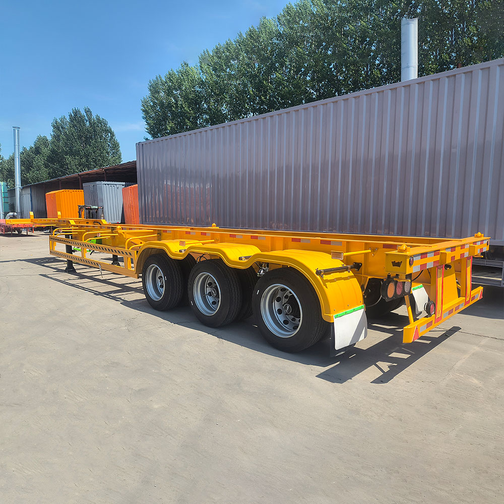 3 Axle Skeleton Semi Trailer