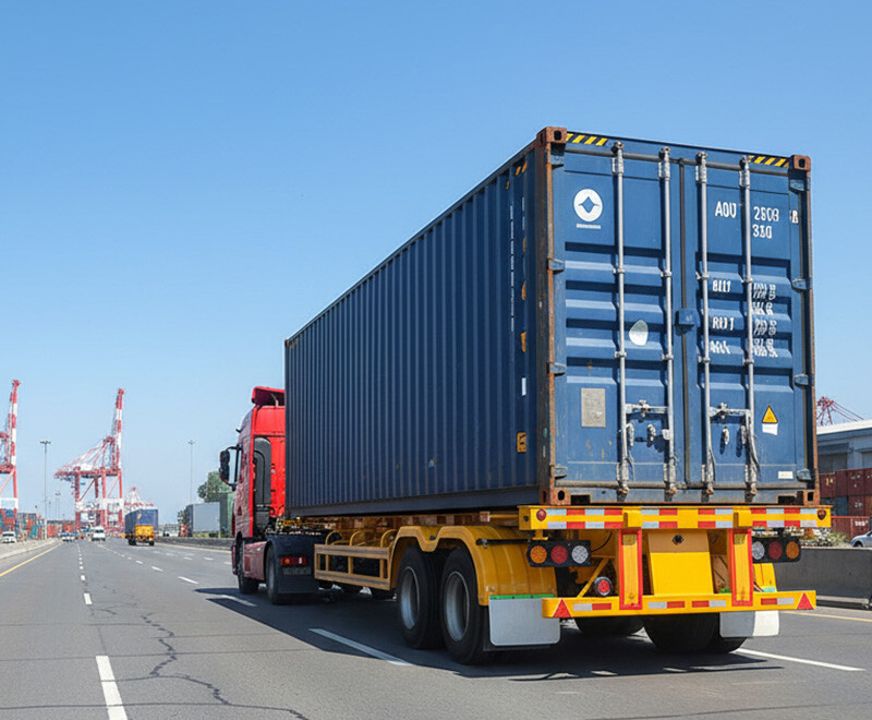 3 Axle Skeleton Semi Trailer