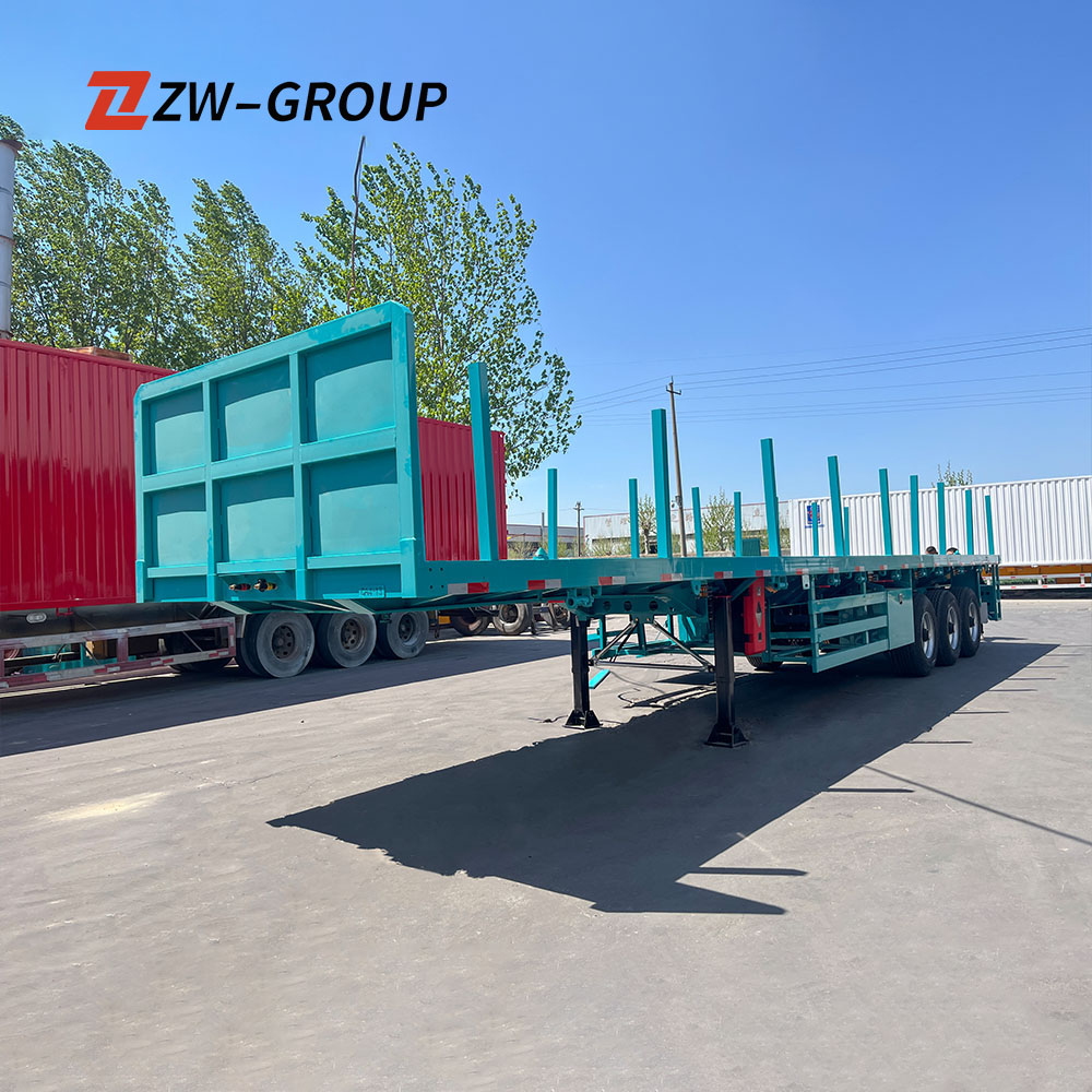 60ton 3 Axle Flatbed Trailer