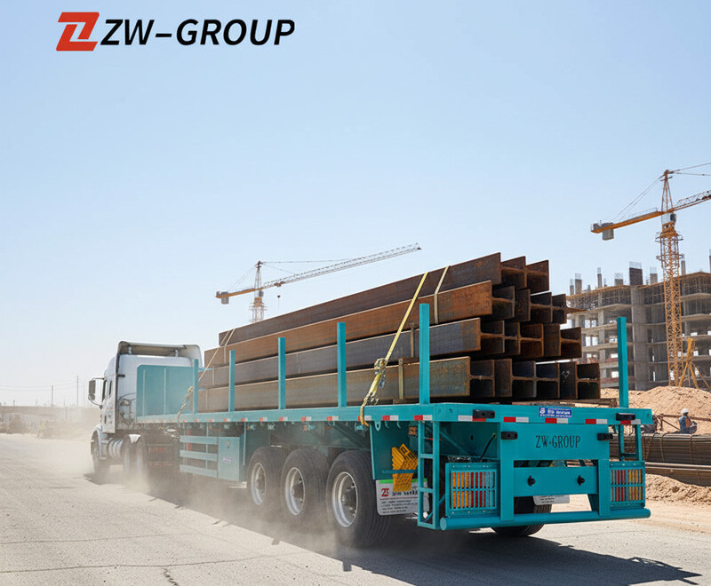 60ton 3 Axle Flatbed Trailer