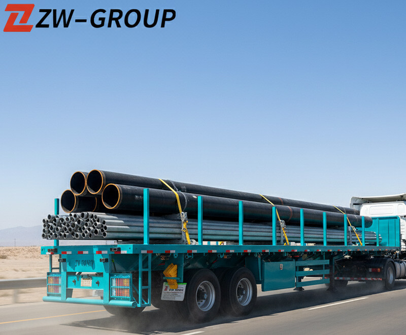 60ton 3 Axle Flatbed Trailer