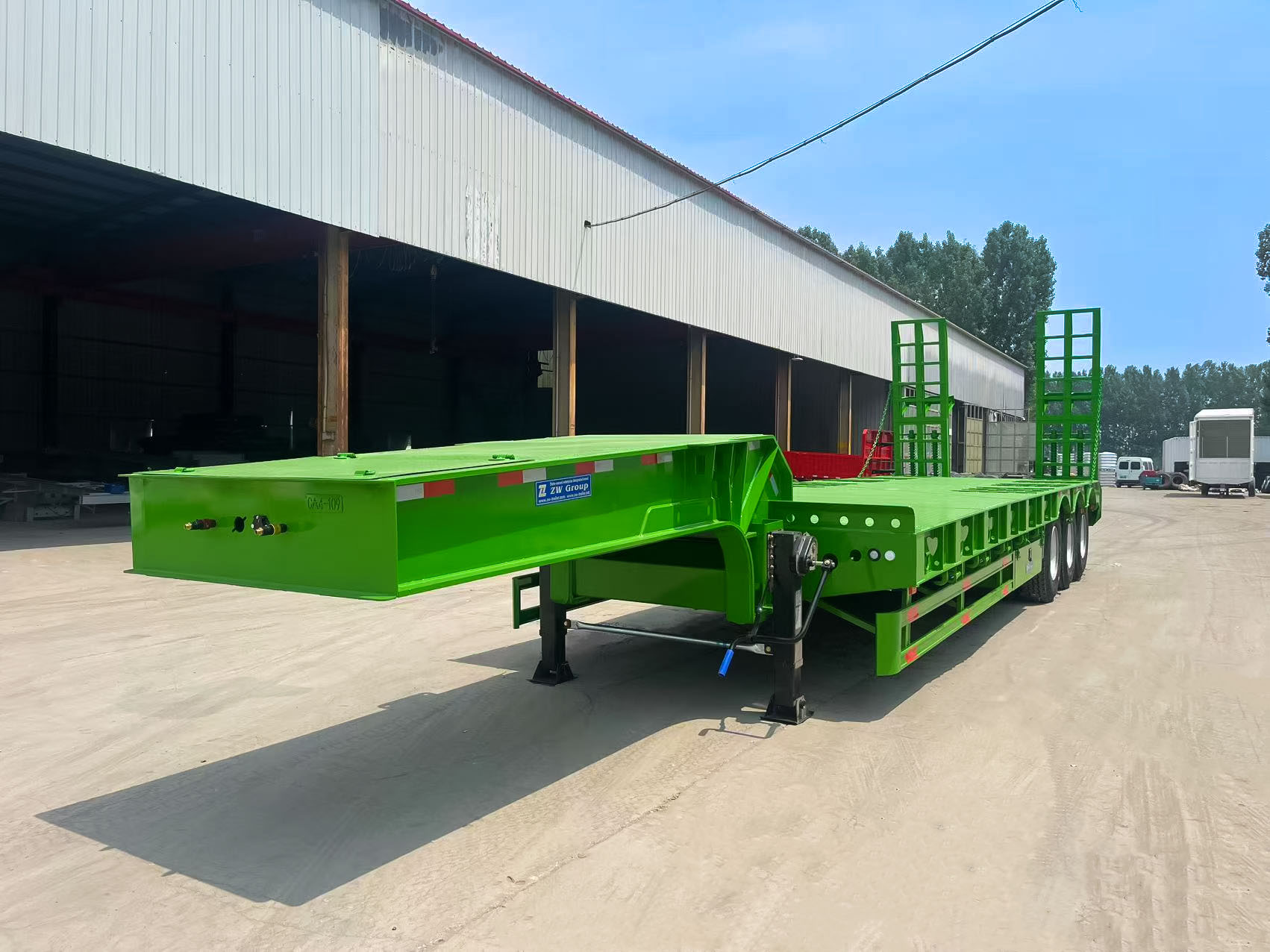 3 axel lowboy trailer
