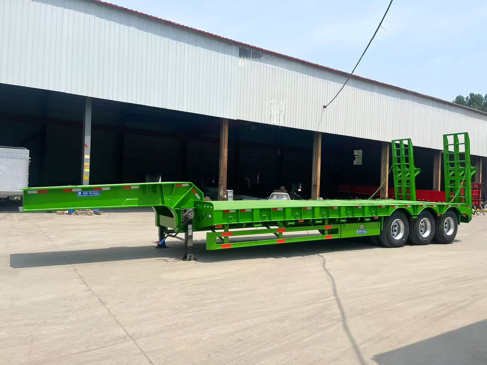 3 axel lowboy trailer