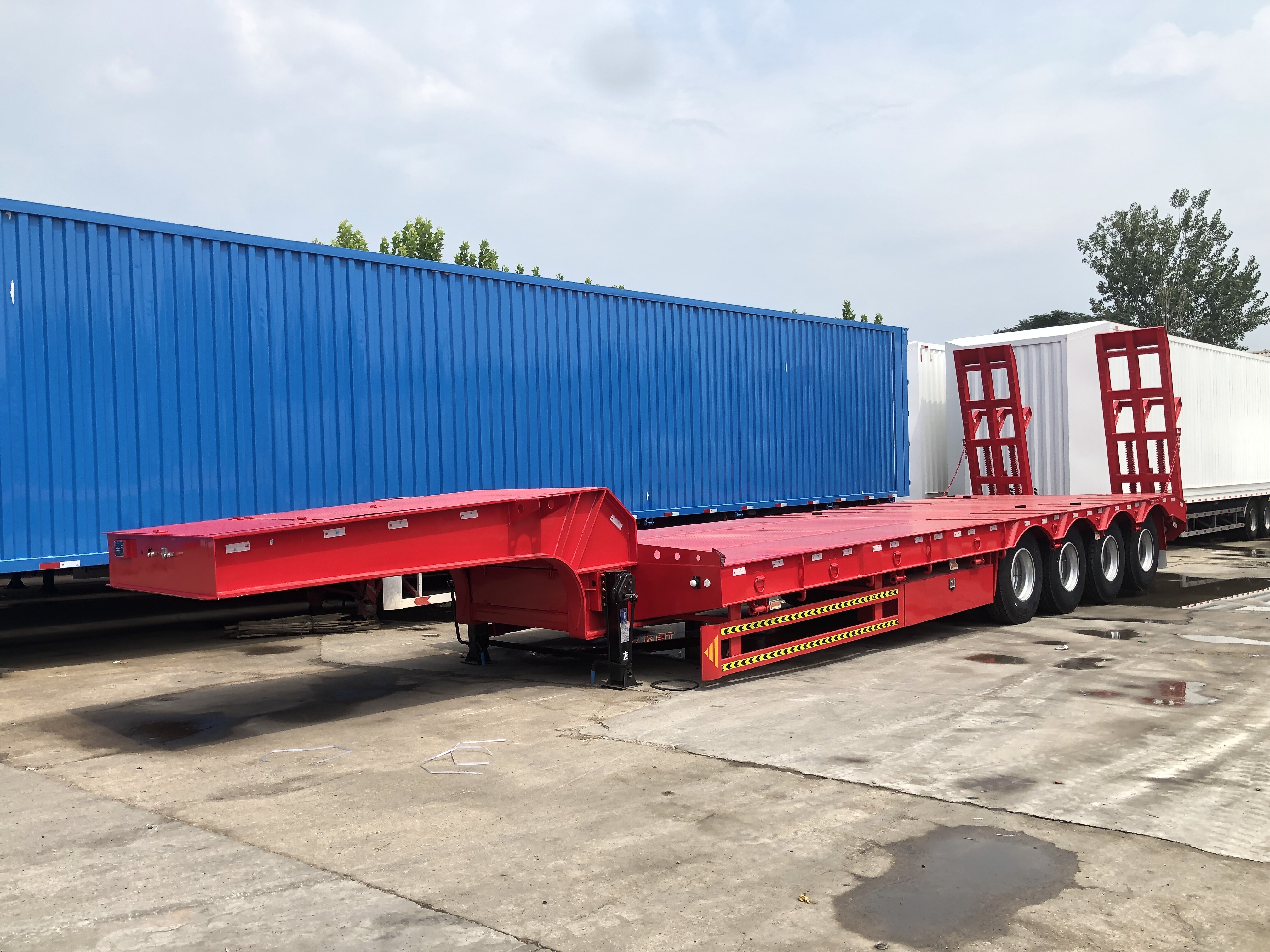 4 Axle 100Ton Lowbed trailer
