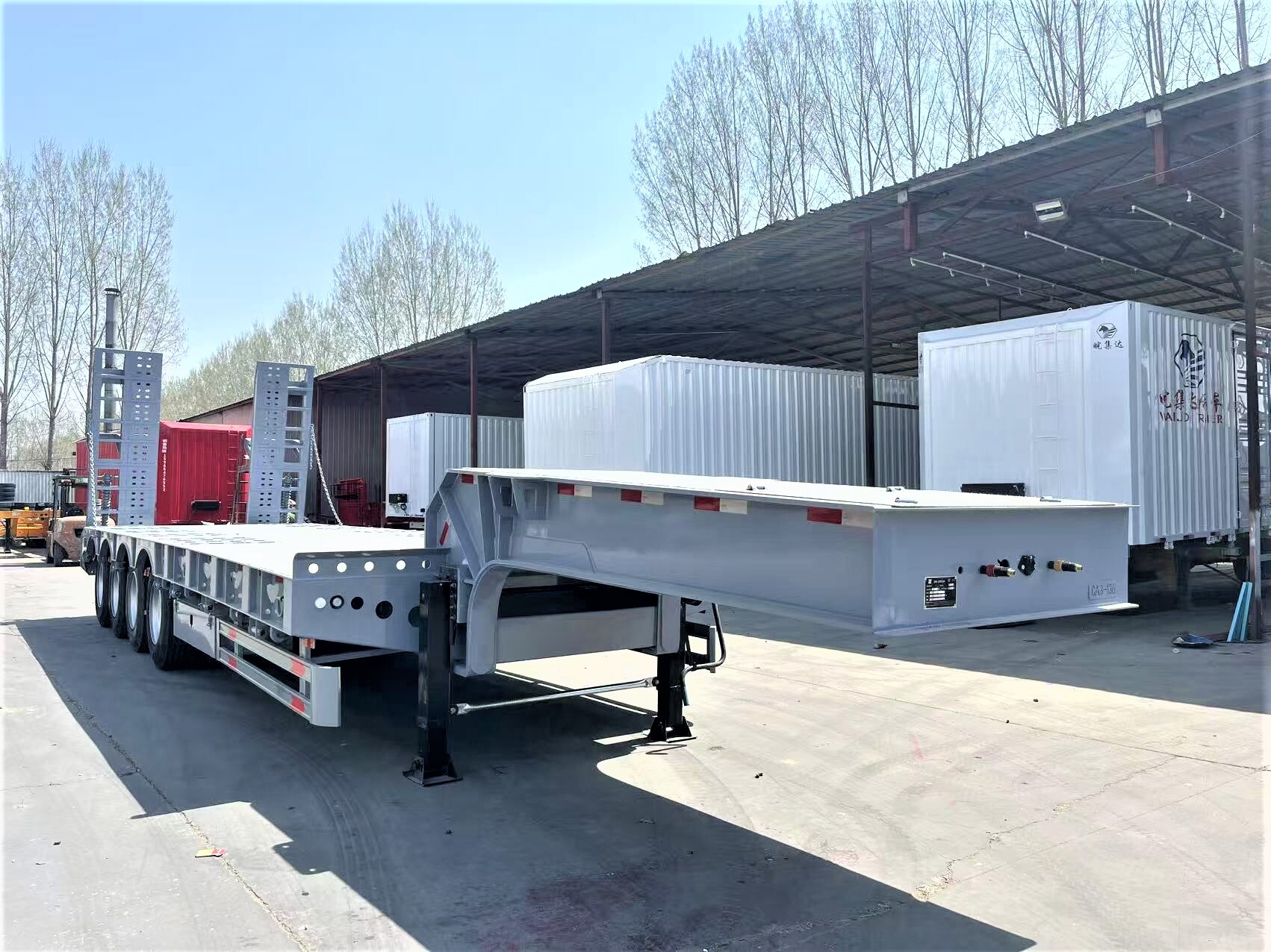4 Axle Low bed trailer