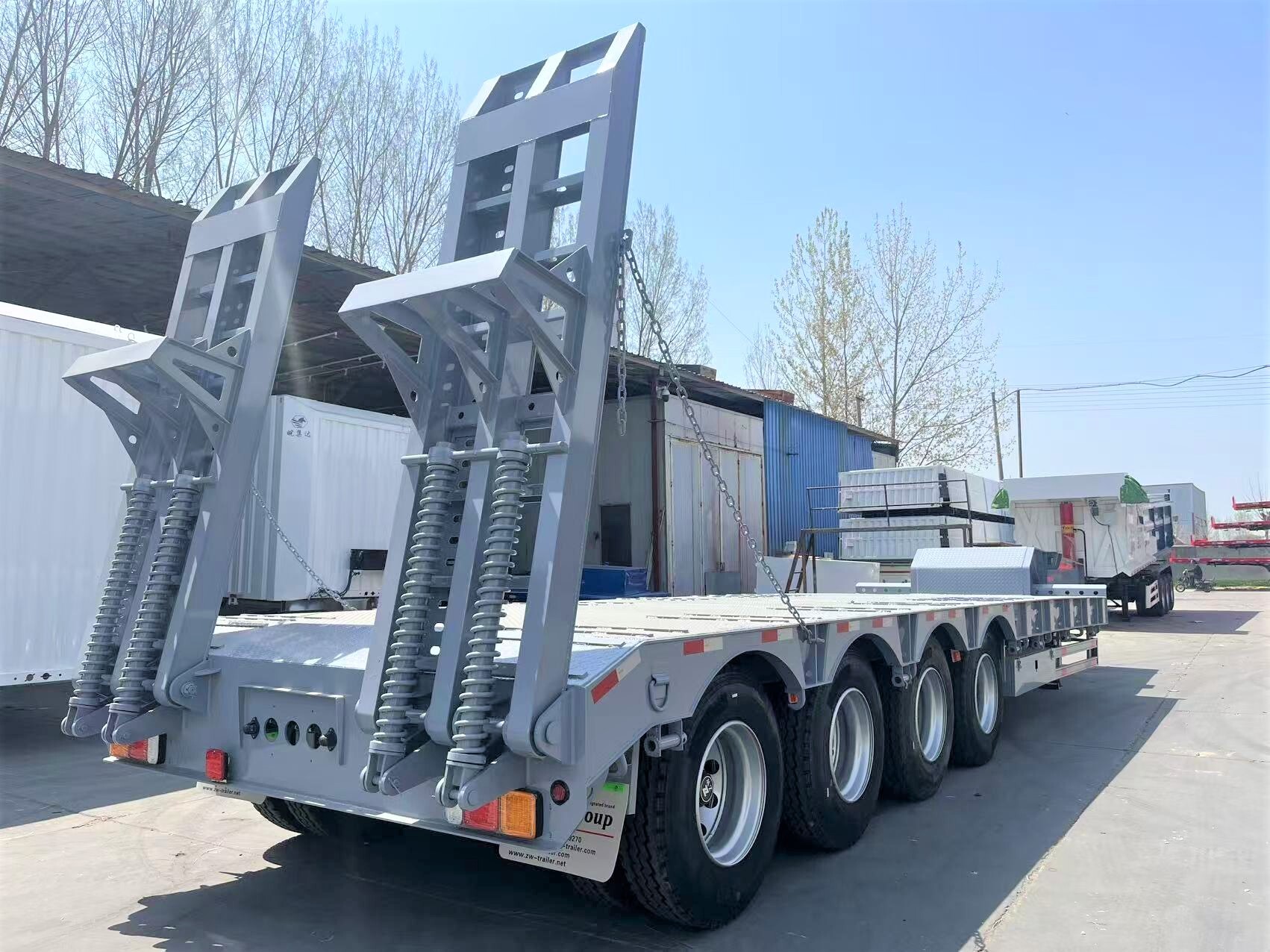4 Axle Low bed trailer