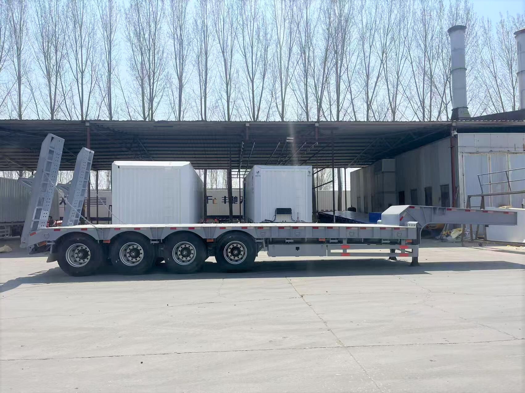 4 Axle Low bed trailer