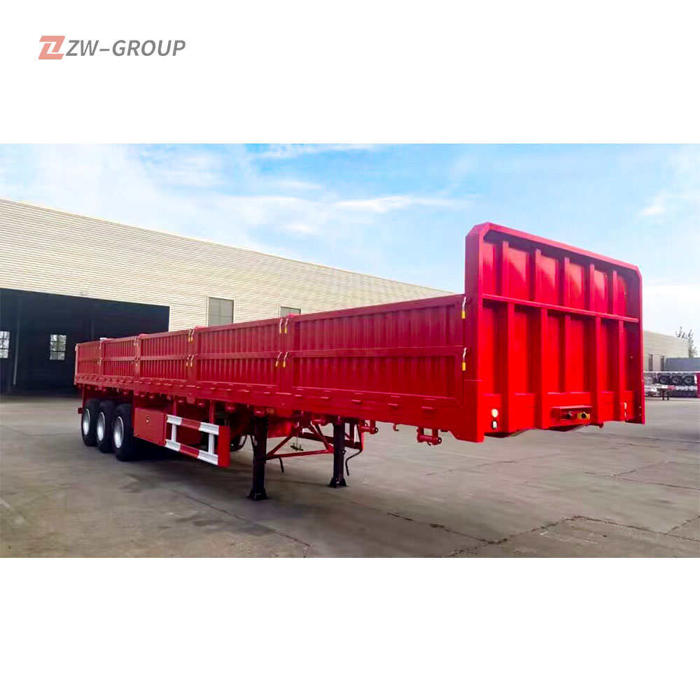 4 Axle 80 Ton Sidewall Semi Trailer
