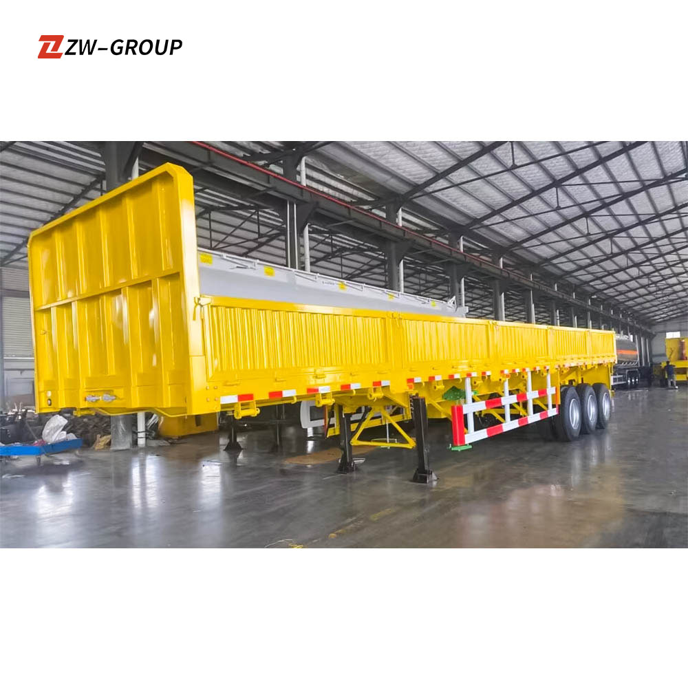 4 Axle 80 Ton Sidewall Semi Trailer