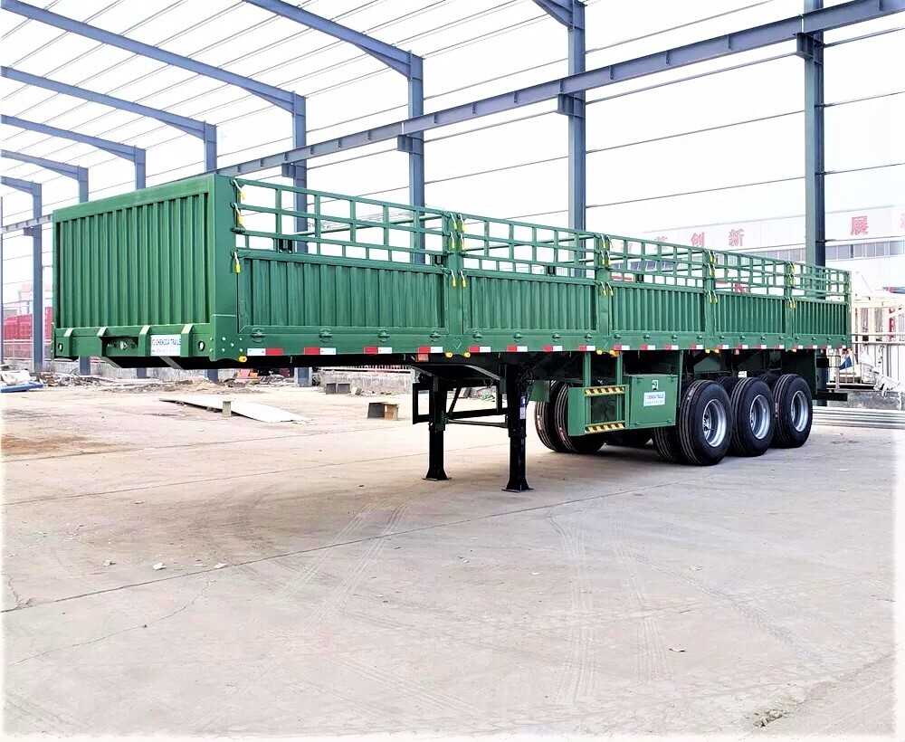 Tri Axle Drop Sidewall Semi Trailer