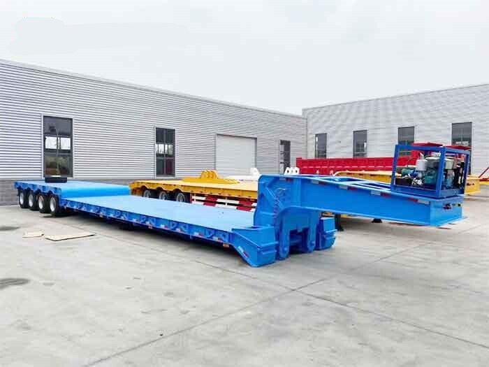 Removable Gooseneck lowbed trailer