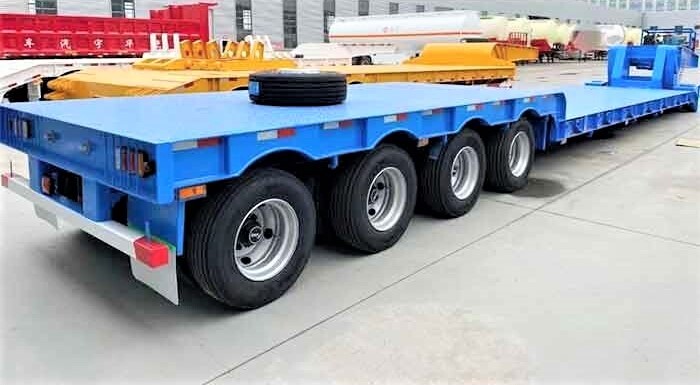 Removable Gooseneck lowbed trailer