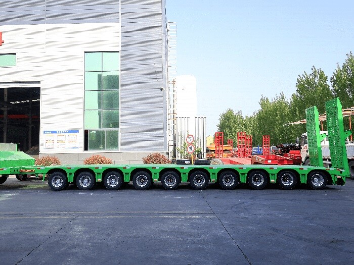 150T Extendable Lowbed Trailer