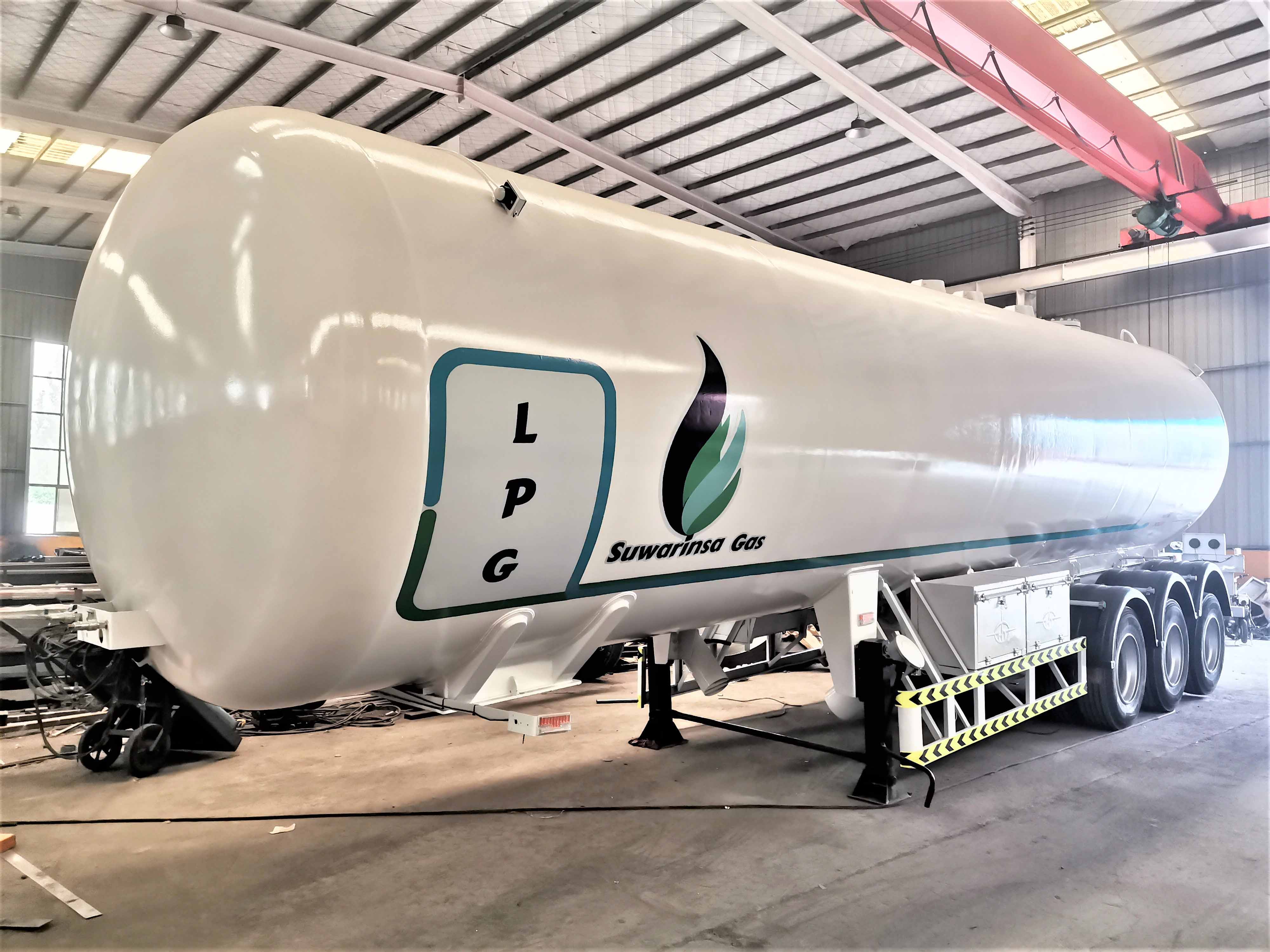 3-Axle 53.2m³ LPG Tanker Semi Trailer