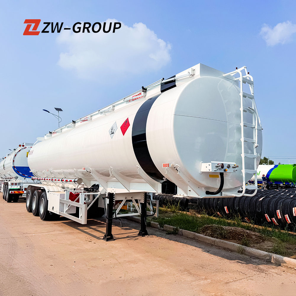Customizable 3 Axle Carbon Steel Tanker Semi-Trailer